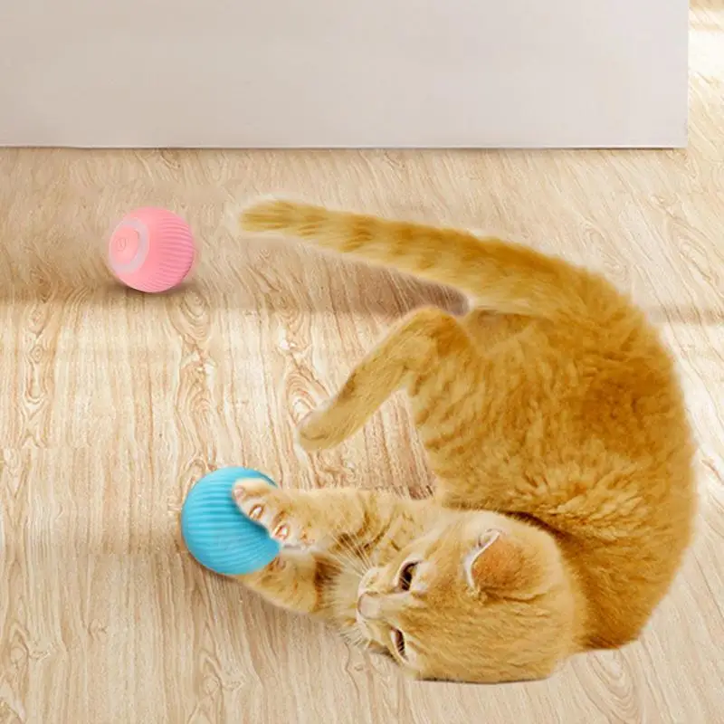 Автоматическая игрушка для кошек, интеллектуальный дизайн избегания, игрушки для кошек, вращающиеся на 360 градусов, Умная электронная игрушка для кошек, Активируемая движением Кошка Изображение 0