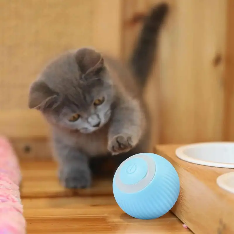 Автоматическая игрушка для кошек, интеллектуальный дизайн избегания, игрушки для кошек, вращающиеся на 360 градусов, Умная электронная игрушка для кошек, Активируемая движением Кошка Изображение 2