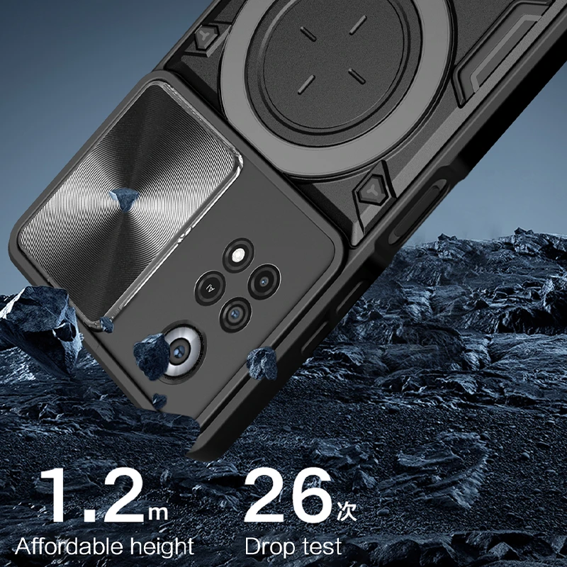 Для Xiaomi POCO X4 Pro 5G Case Slide Lens Protect Чехол Для Телефона Pocophone Poko Poxo Little X4Pro X4 Pro Металлическое Кольцо Задняя Крышка Изображение 4
