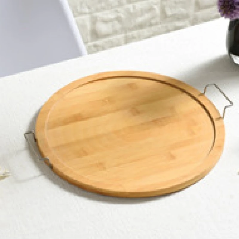 Керамическая Разделенная сервировочная посуда, блюдо с прозрачной крышкой, бамбуковый поднос для закусок с ручками, 5 съемных мисок для закусок, долговечные Изображение 3