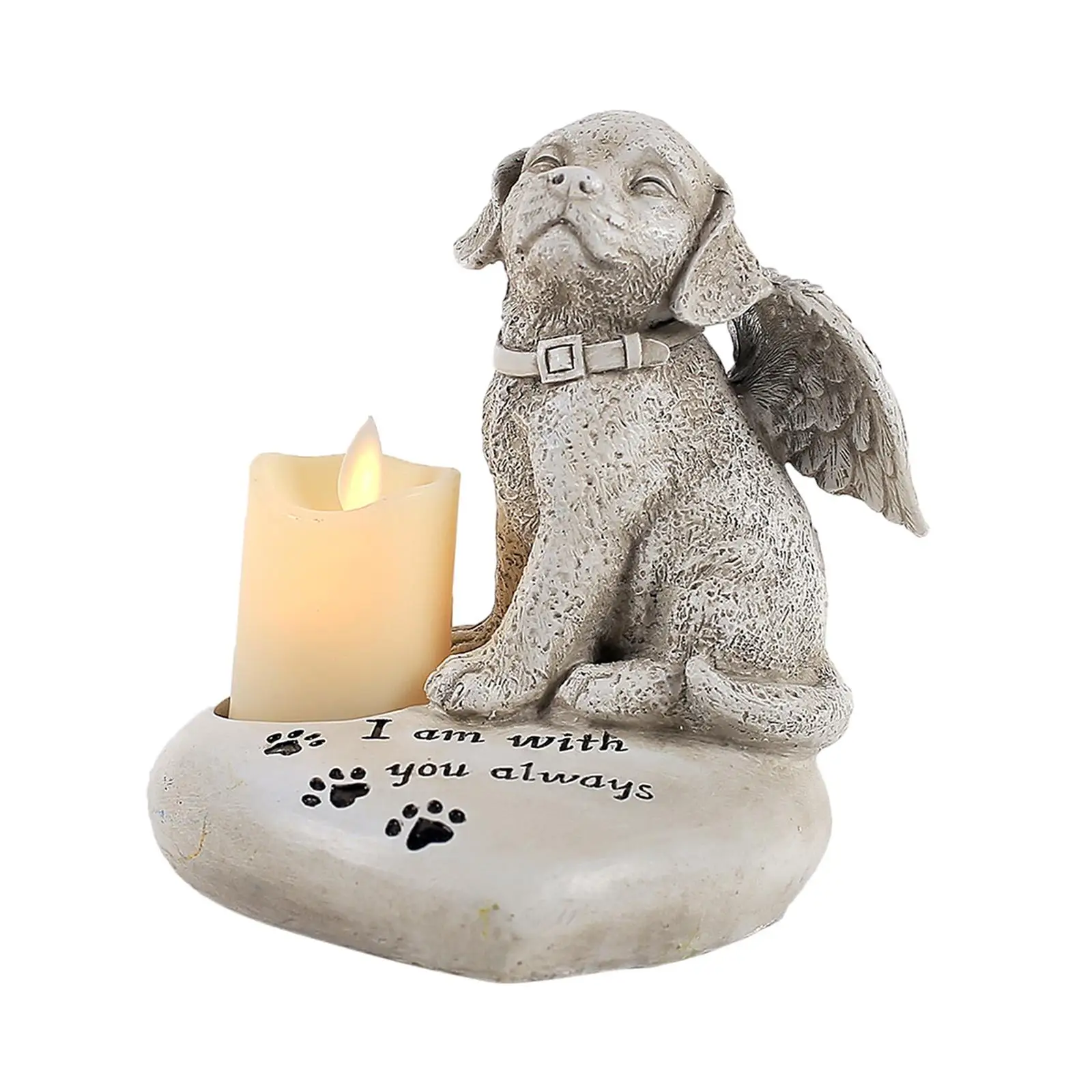 Мемориальная Статуя Собаки Подарок на память Статуэтка Животного из смолы Сочувствие Навсегда в наших Сердцах Подарок на потерю Собаки Подарок на память о Собаке Изображение 0