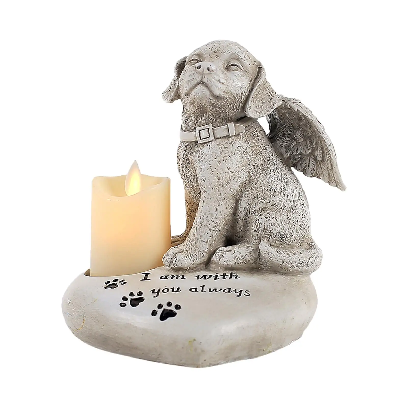 Мемориальная Статуя Собаки Подарок на память Статуэтка Животного из смолы Сочувствие Навсегда в наших Сердцах Подарок на потерю Собаки Подарок на память о Собаке Изображение 3