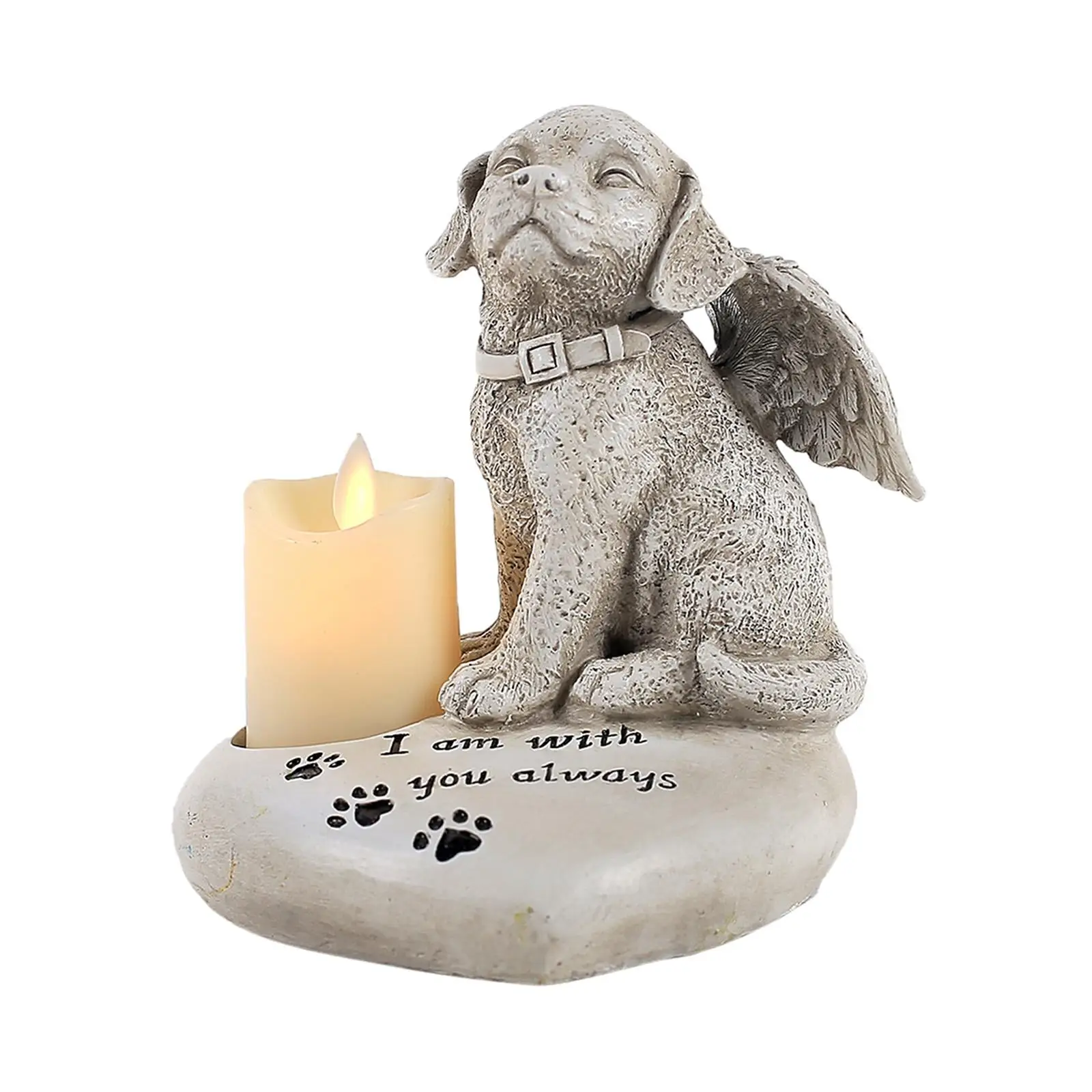 Мемориальная Статуя Собаки Подарок на память Статуэтка Животного из смолы Сочувствие Навсегда в наших Сердцах Подарок на потерю Собаки Подарок на память о Собаке Изображение 5