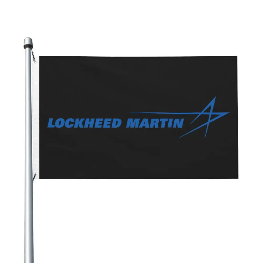 НОВЫЙ двусторонний баннер Lockheed Martin, флаг Бриза, Садовый флаг, декоративный флаг, баннер для вечеринки, 3x5 футов (90x150 см) Изображение 0