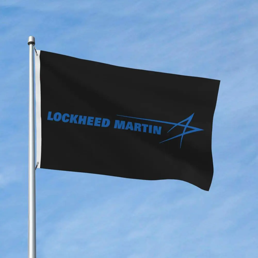 НОВЫЙ двусторонний баннер Lockheed Martin, флаг Бриза, Садовый флаг, декоративный флаг, баннер для вечеринки, 3x5 футов (90x150 см) Изображение 1