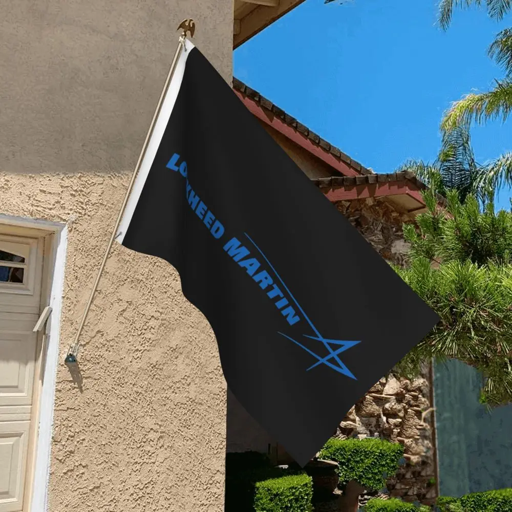 НОВЫЙ двусторонний баннер Lockheed Martin, флаг Бриза, Садовый флаг, декоративный флаг, баннер для вечеринки, 3x5 футов (90x150 см) Изображение 5