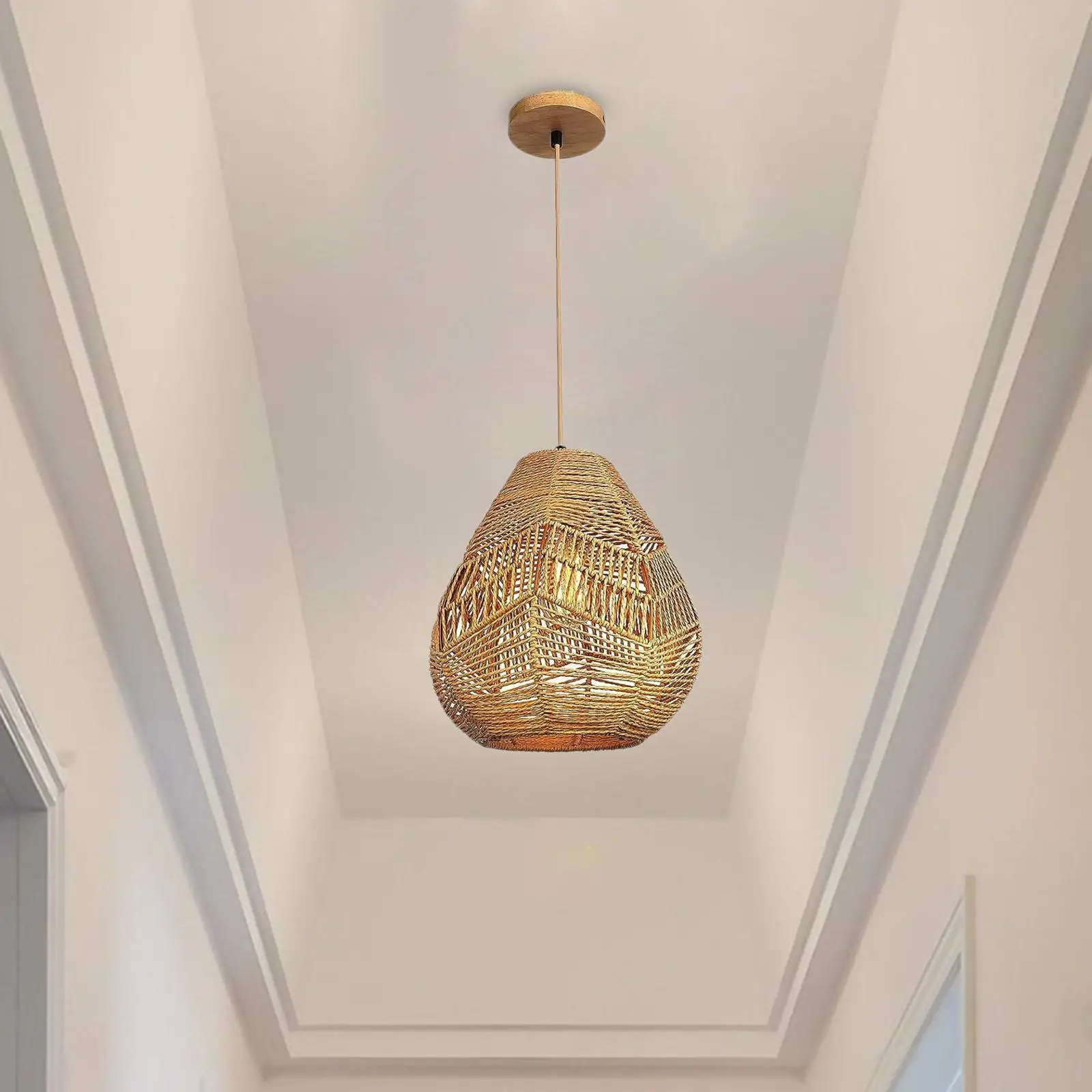 Подвесной абажур для замены защитной лампы для потолочного вентилятора, подвесной светильник для потолочного вентилятора, люстра для гостиной, ресторана Изображение 1